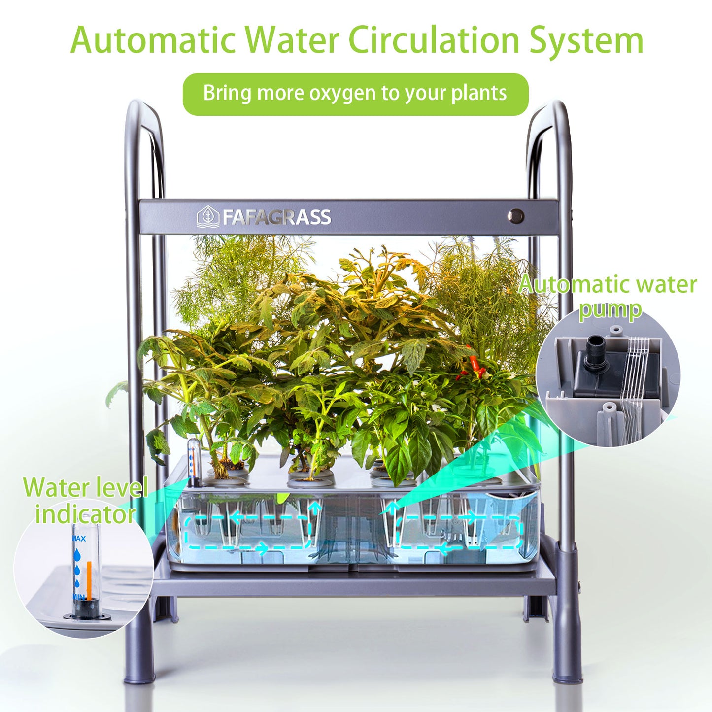 Hydroponics Growing System 12 Pods Indoor Garden